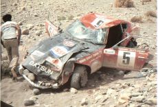 Datsun 240Z Me - Rallye du Maroc 1973